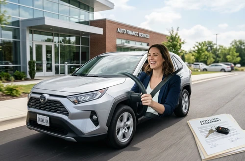 Friendly auto loan advisor ready to assist
